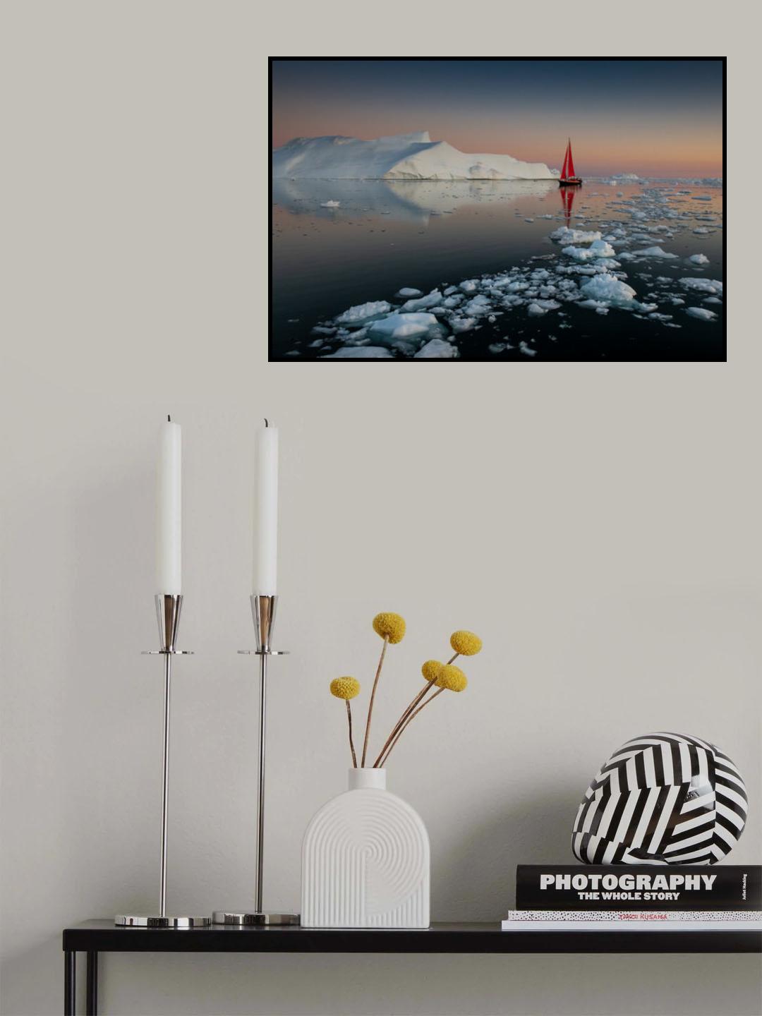 Summer night in Greenland Poster och Canvastavla