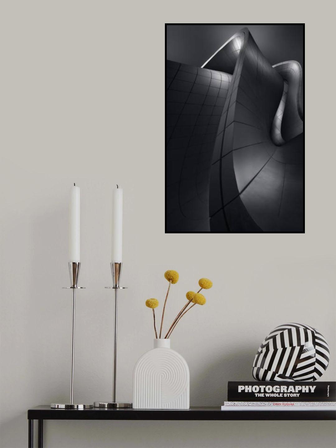 Curved lines Poster och Canvastavla
