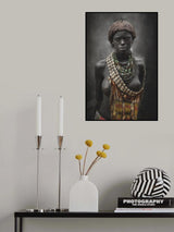 Woman Hamer tribe Poster och Canvastavla