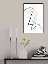 Angular Lines No 6 Poster och Canvastavla