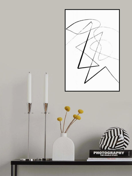 Angular Lines No 6 Poster och Canvastavla