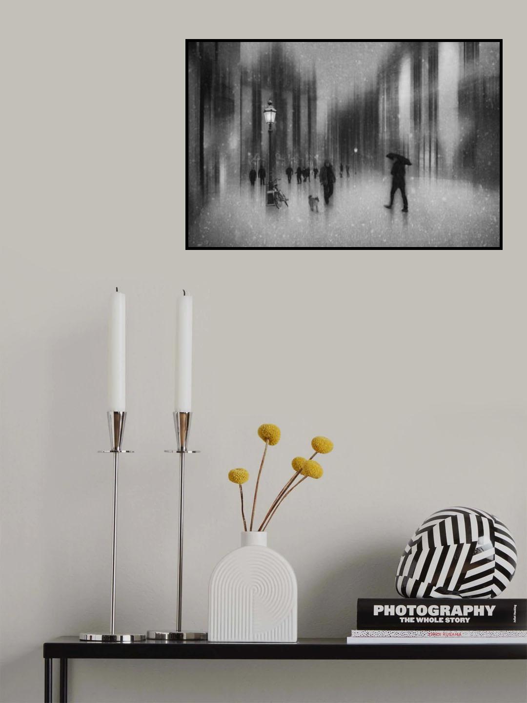 Christmas walk Poster och Canvastavla
