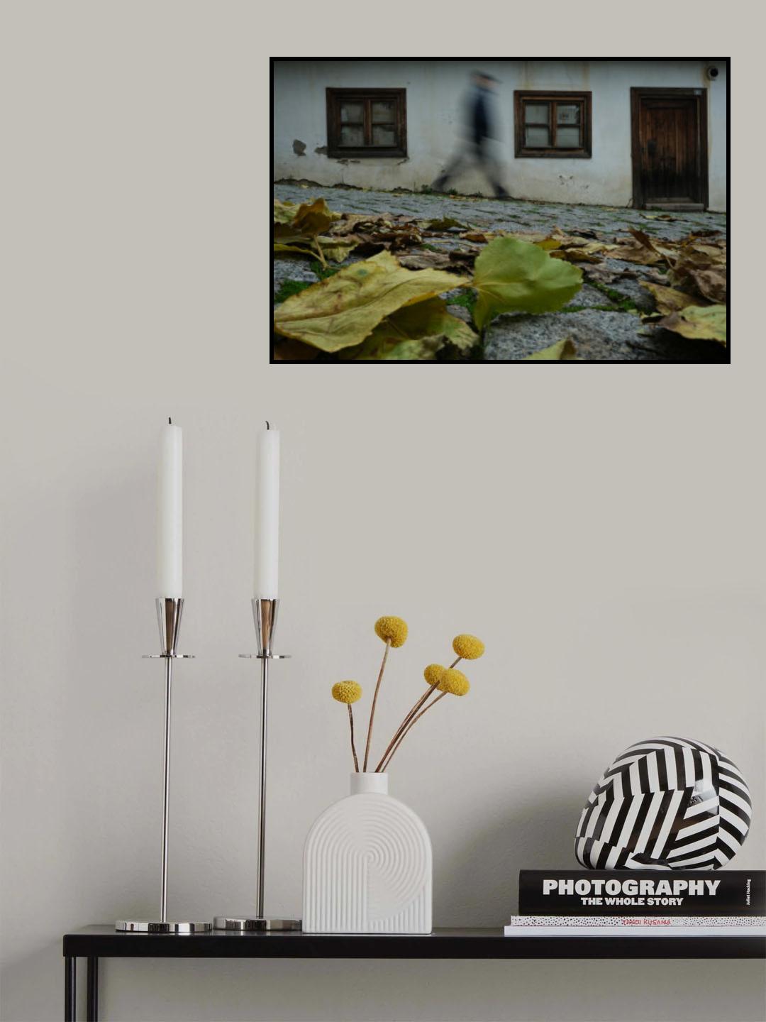 Leaves And Man Poster och Canvastavla