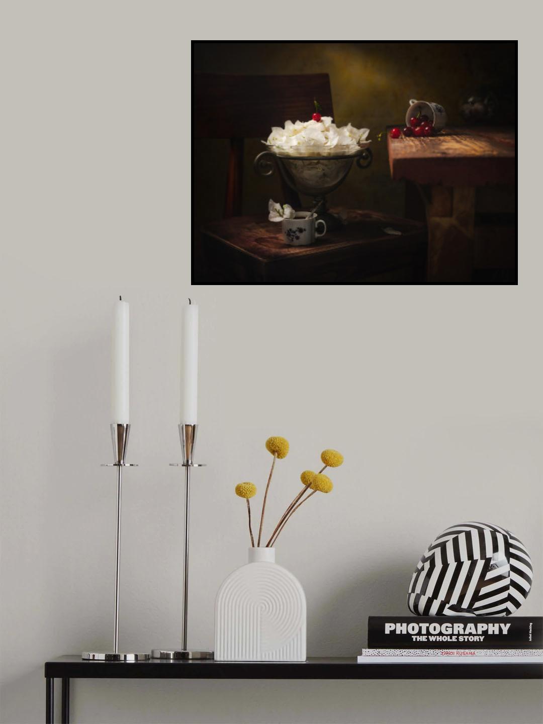 Cream Dessert Poster och Canvastavla