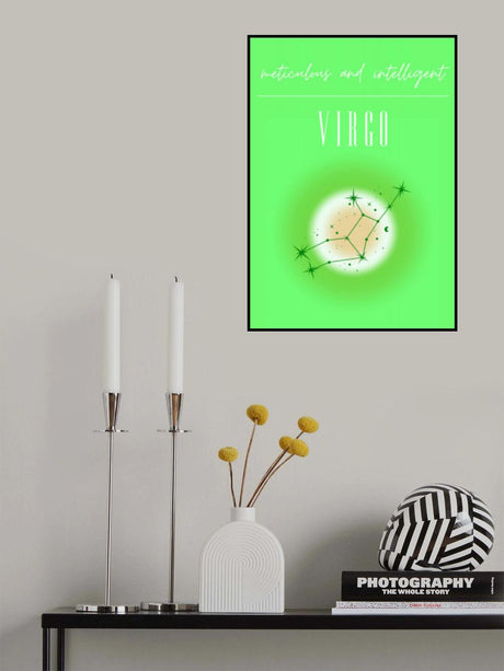 Virgo Zodiac Print Art Poster och Canvastavla