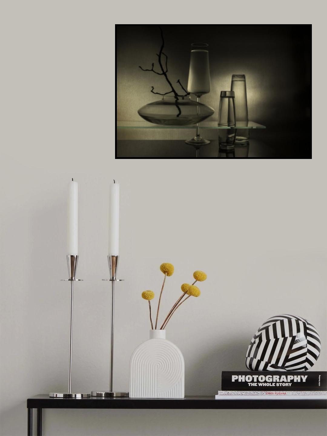 From the series "Experiments with glass" Poster och Canvastavla