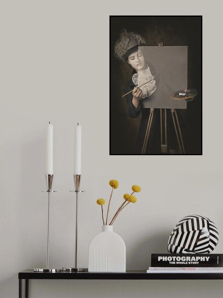 Painting myself Poster och Canvastavla