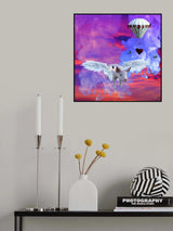 Pigs can't Fly Poster och Canvastavla