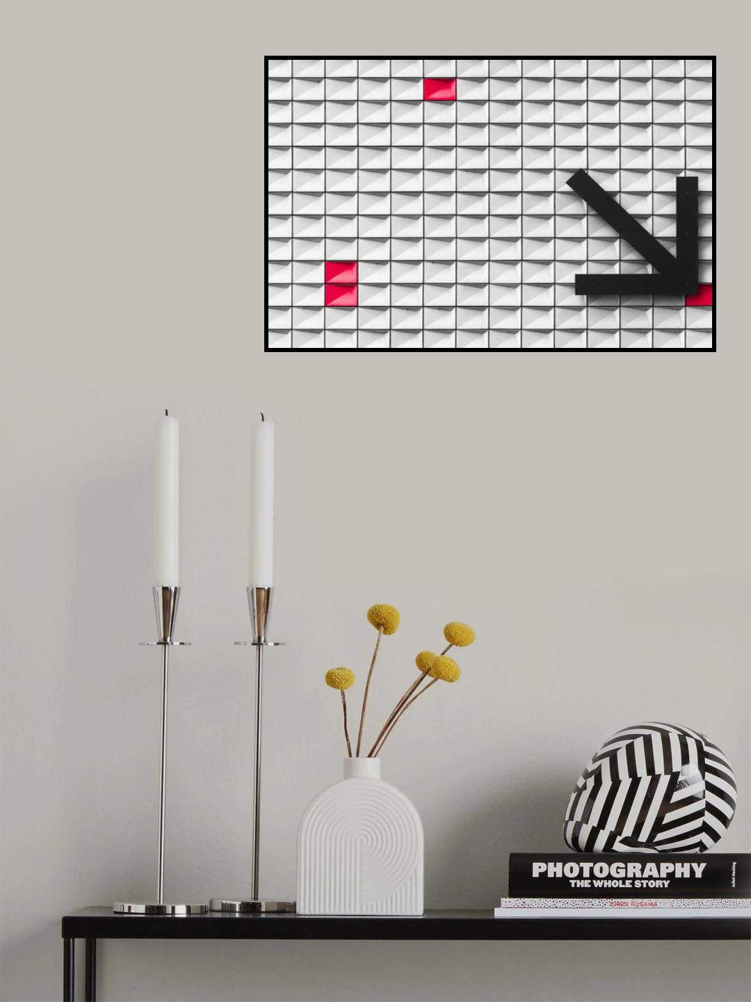 The arrow and the red plane Poster och Canvastavla