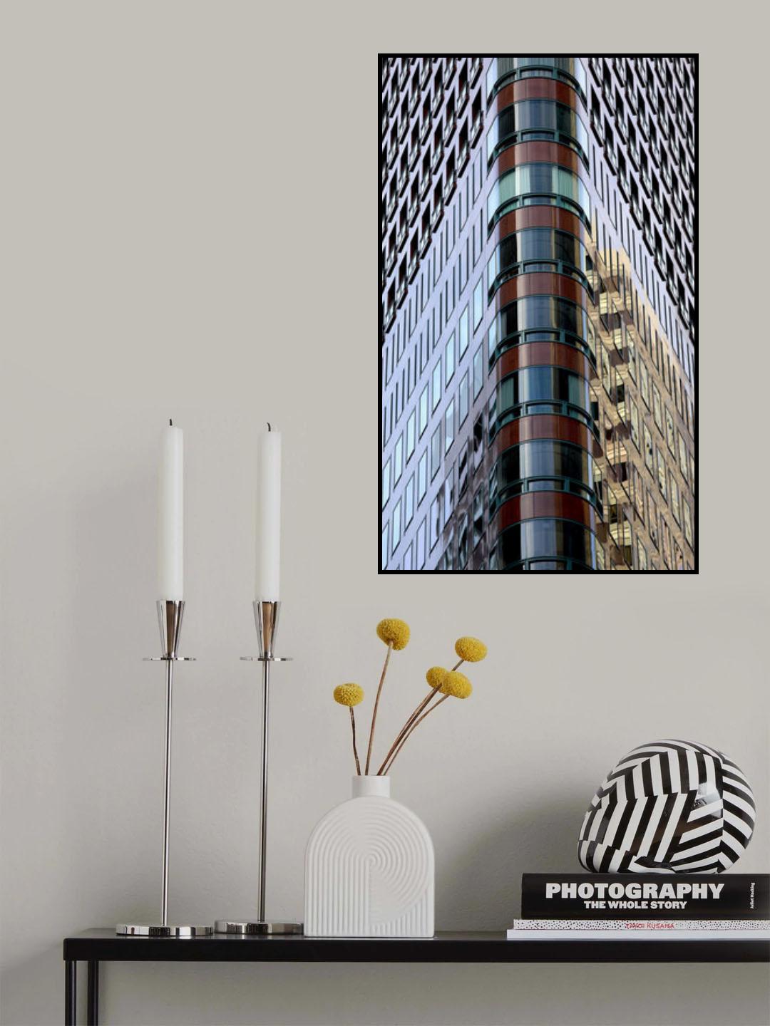 San Francisco's urban geometry Poster och Canvastavla
