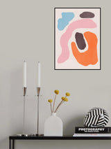 Color Pastel Abstraction Poster och Canvastavla