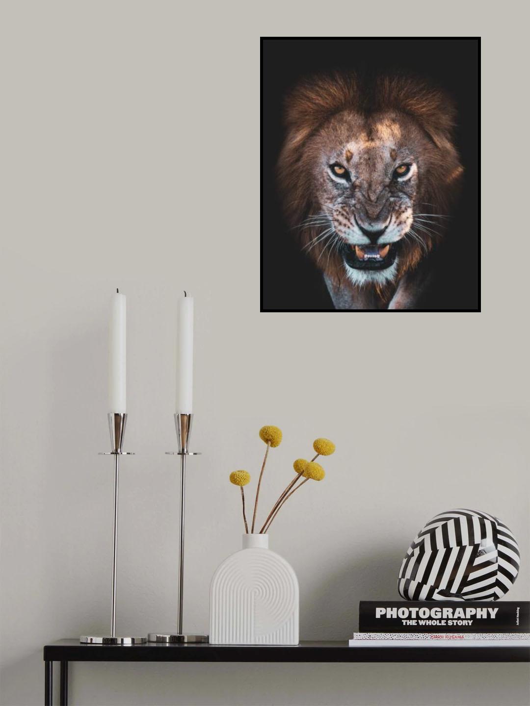 The Angry Face Poster och Canvastavla