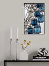 Blue cabins Poster och Canvastavla