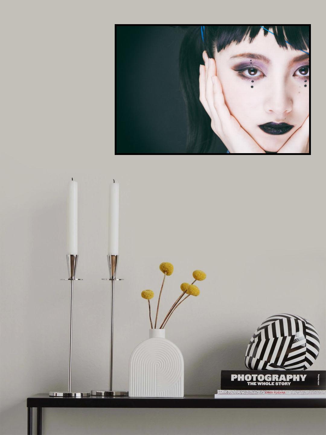 Blue Yarn Poster och Canvastavla