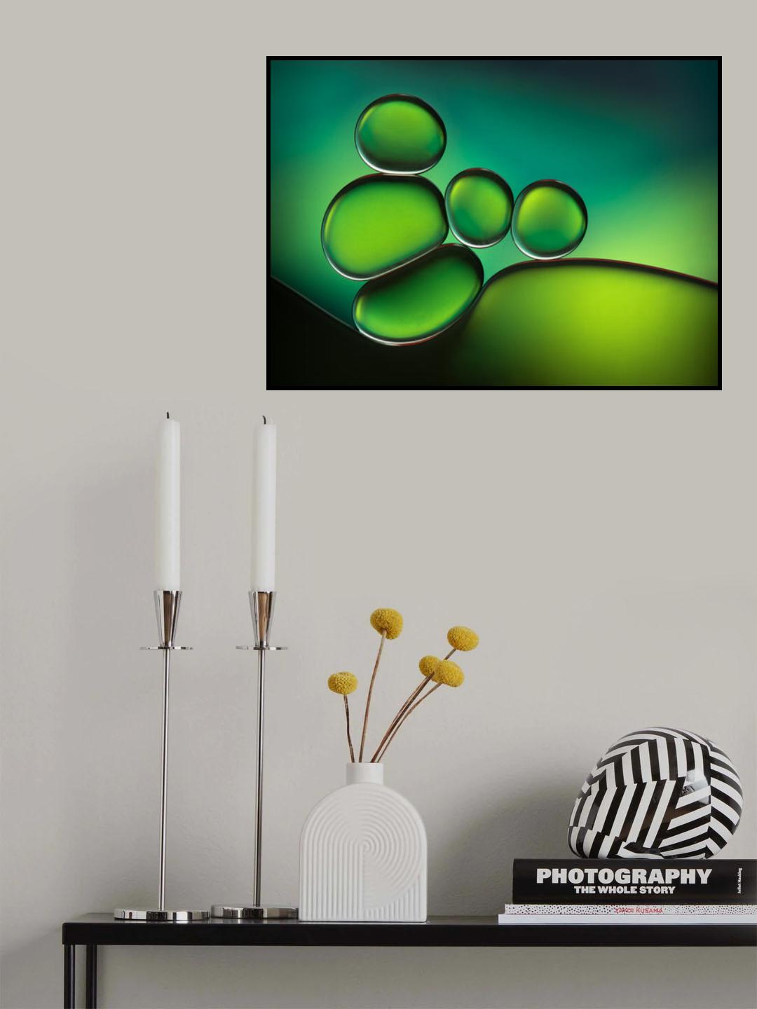Shades of Green Poster och Canvastavla