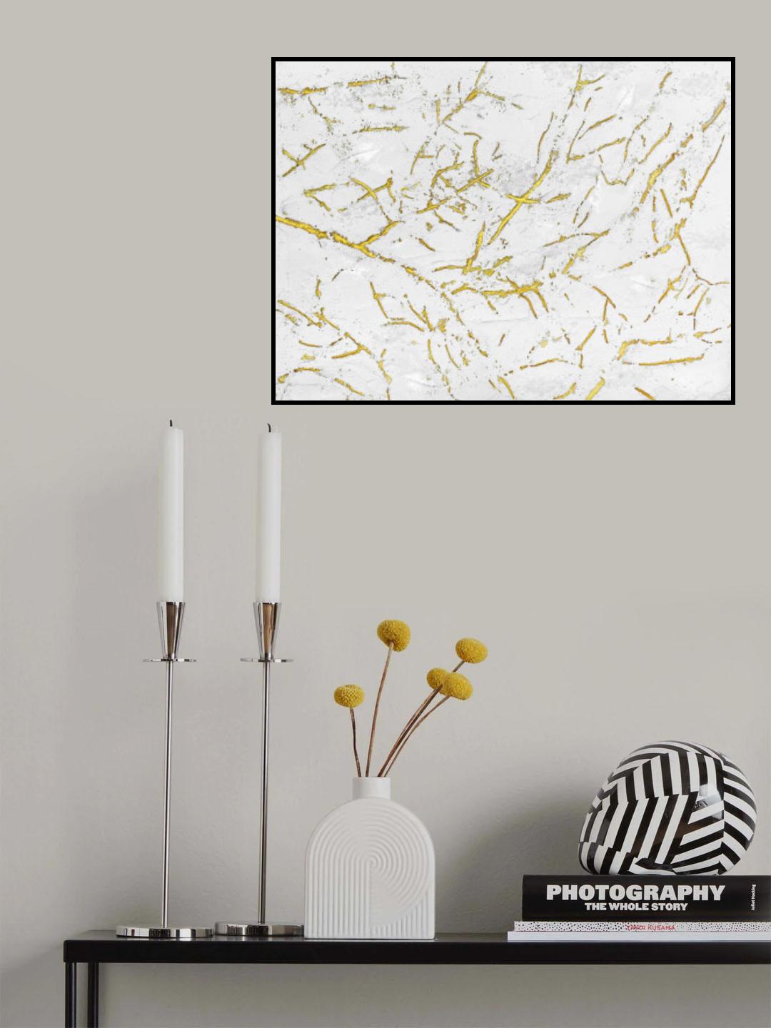 Forest Ice Poster och Canvastavla
