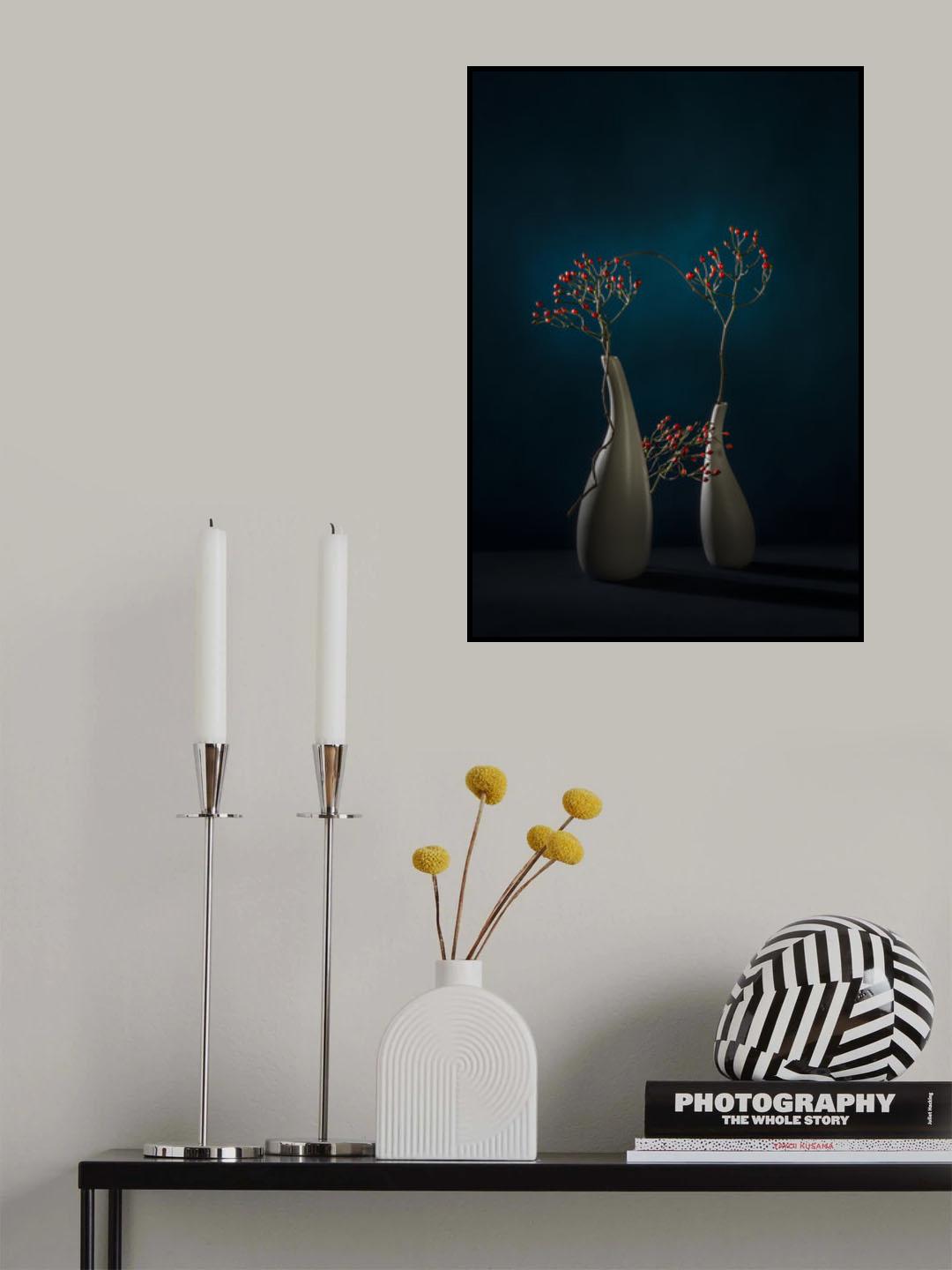 Red berries Poster och Canvastavla