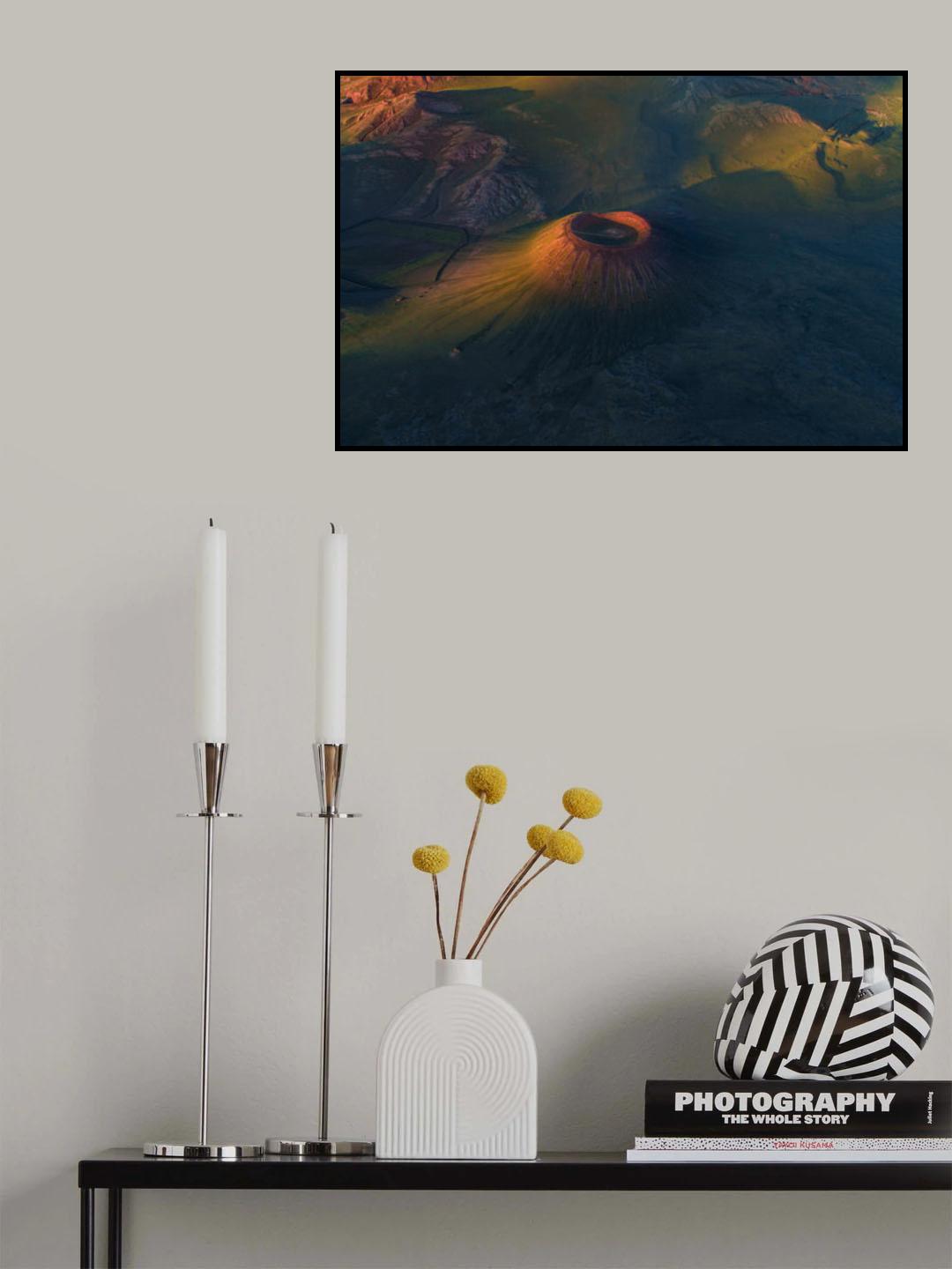 Ulan hada volcano Poster och Canvastavla
