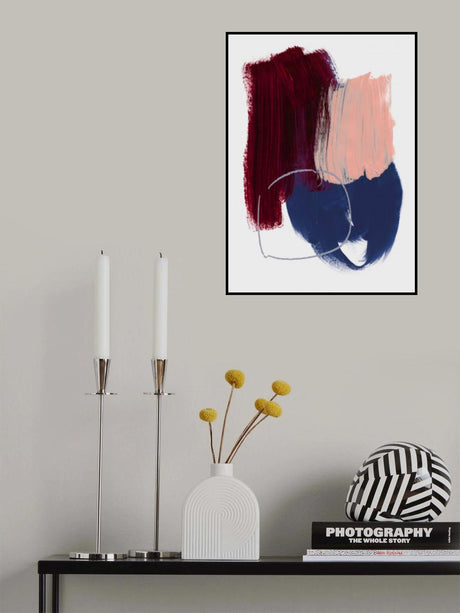 Abstract Brush Strokes 10x 300dpi Poster och Canvastavla
