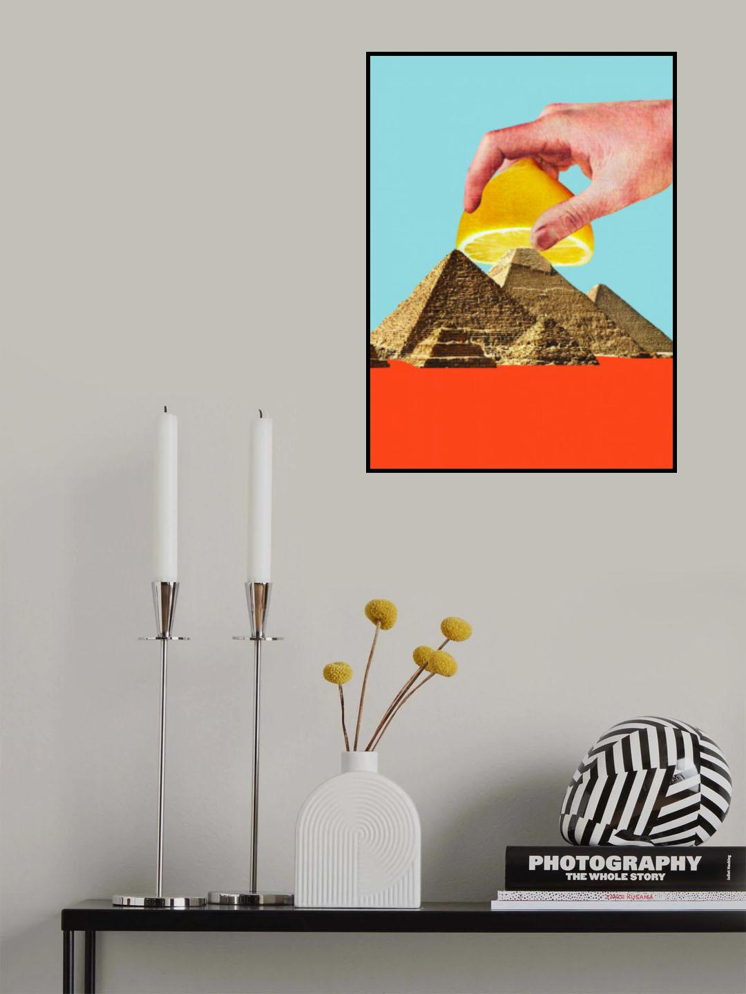 Pyramides of Lemonade Poster och Canvastavla