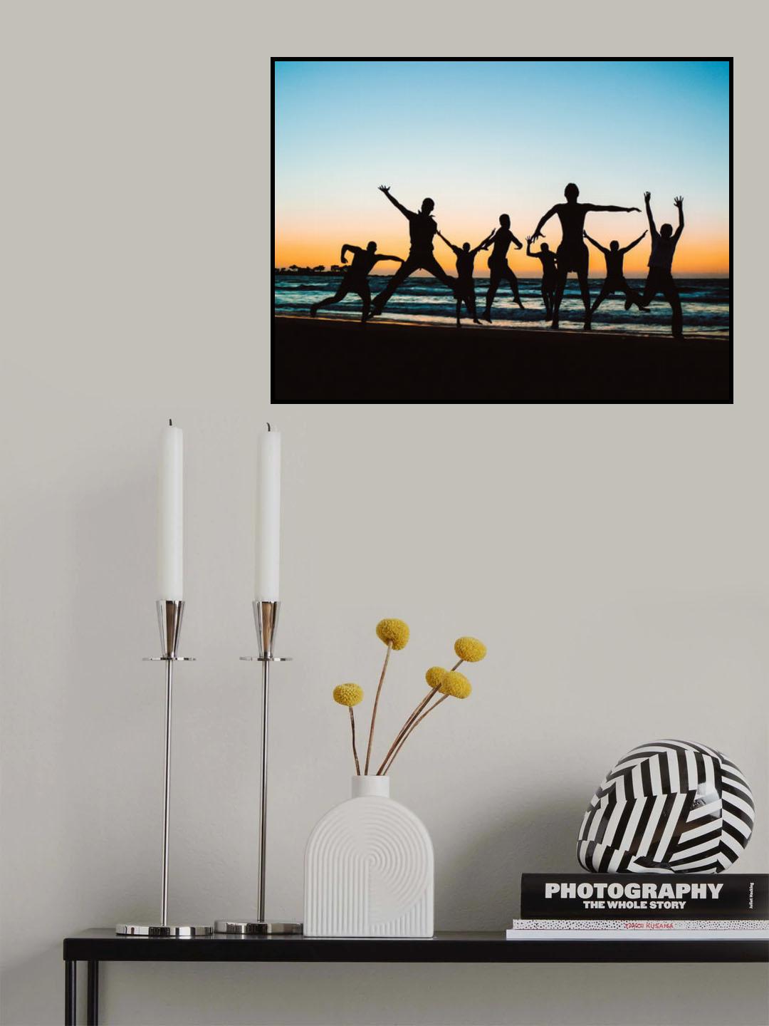 Jumping Poster och Canvastavla