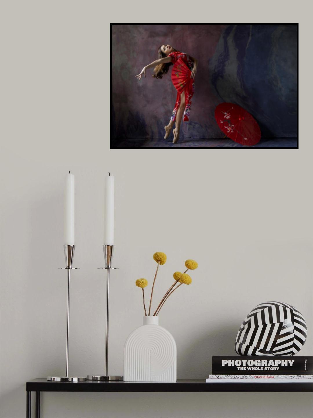 Oriental ballerina Poster och Canvastavla