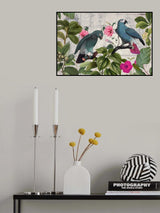 Parrots Nostalgic Journey Kopie Poster och Canvastavla