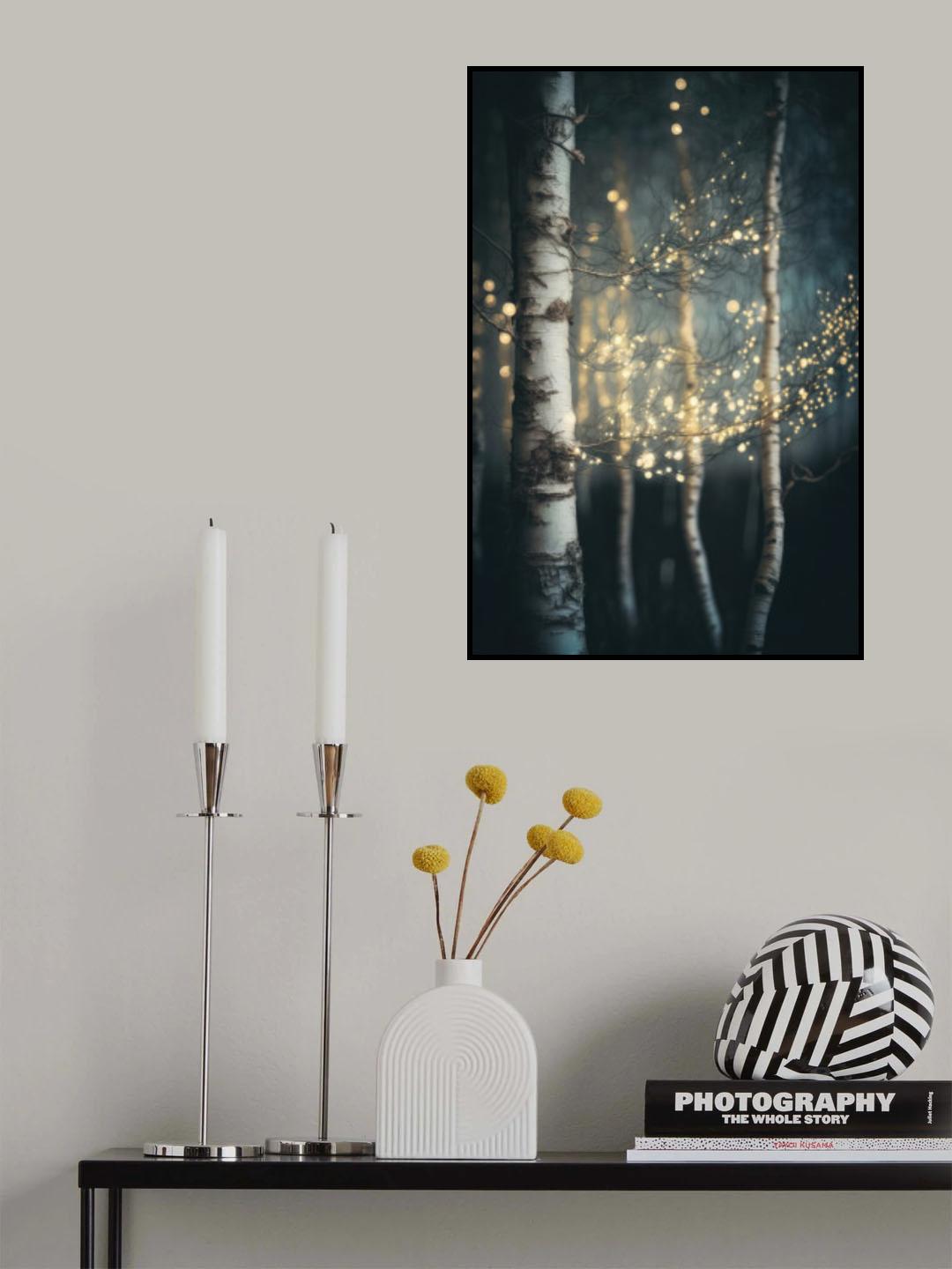 Glowing At Night Poster och Canvastavla