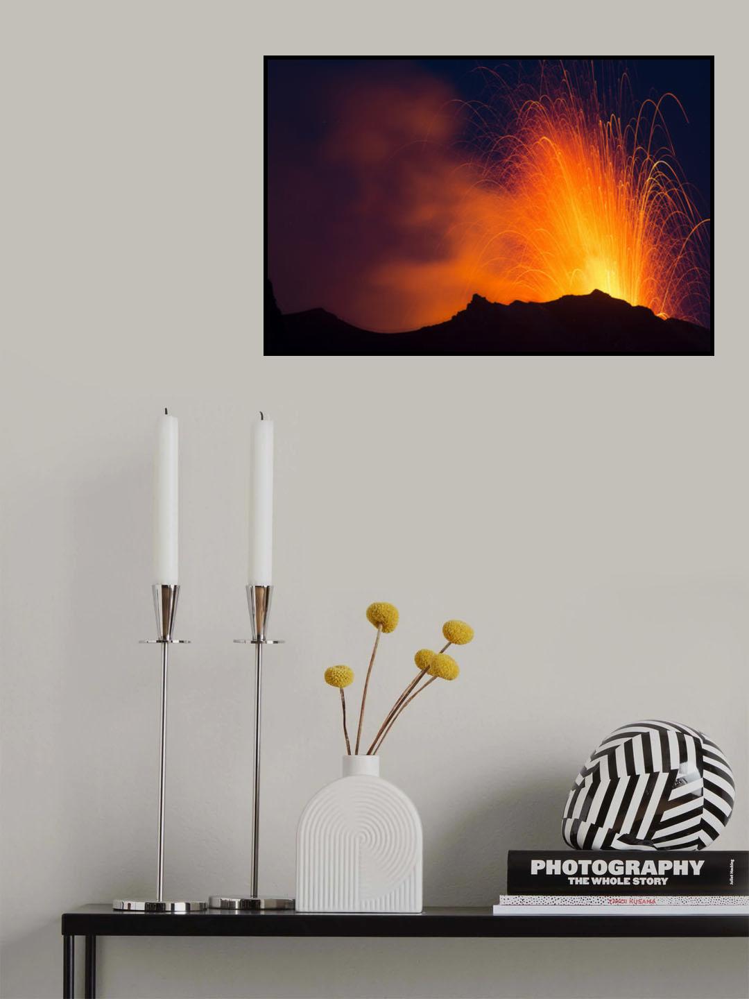 stromboli volcano 2 Poster och Canvastavla