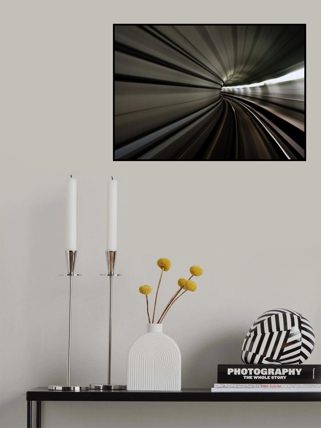 Worm Hole Poster och Canvastavla