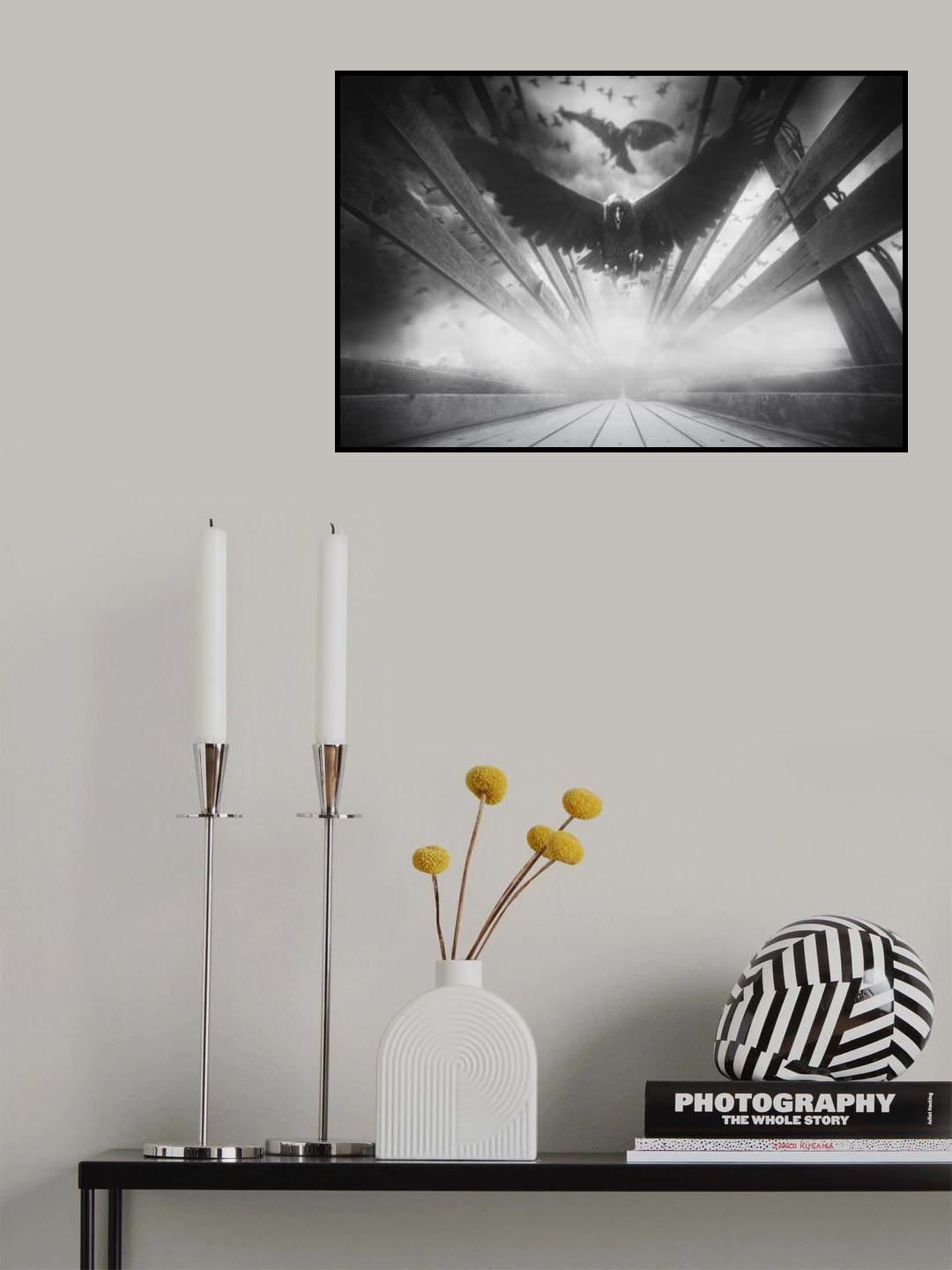 Hitchcock Poster och Canvastavla