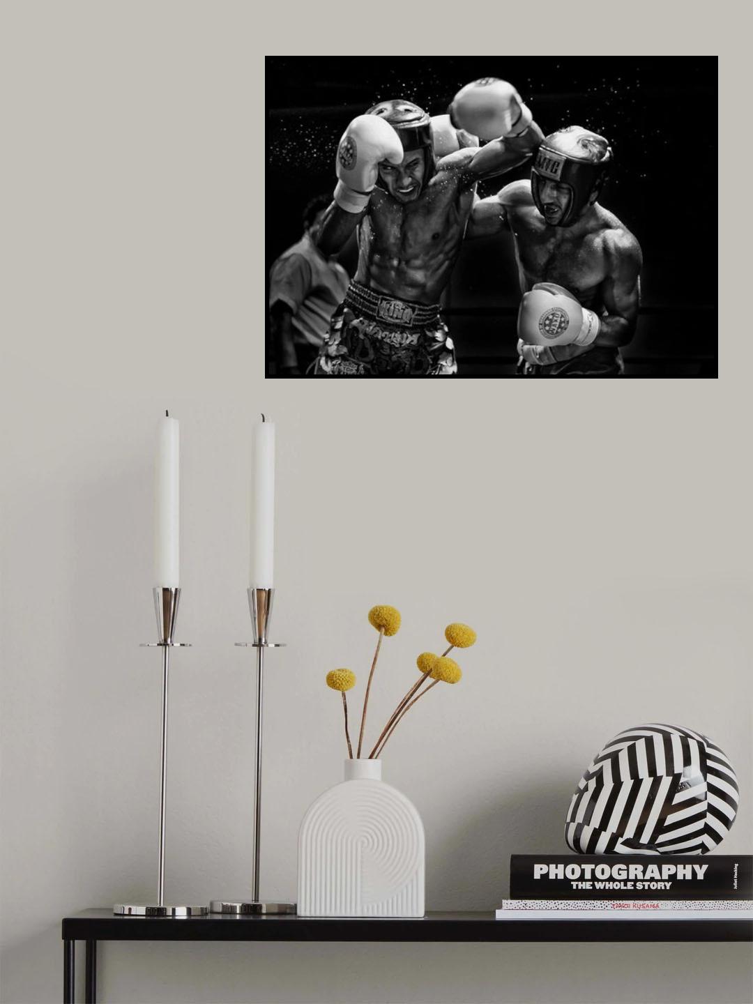 Intense fight Poster och Canvastavla