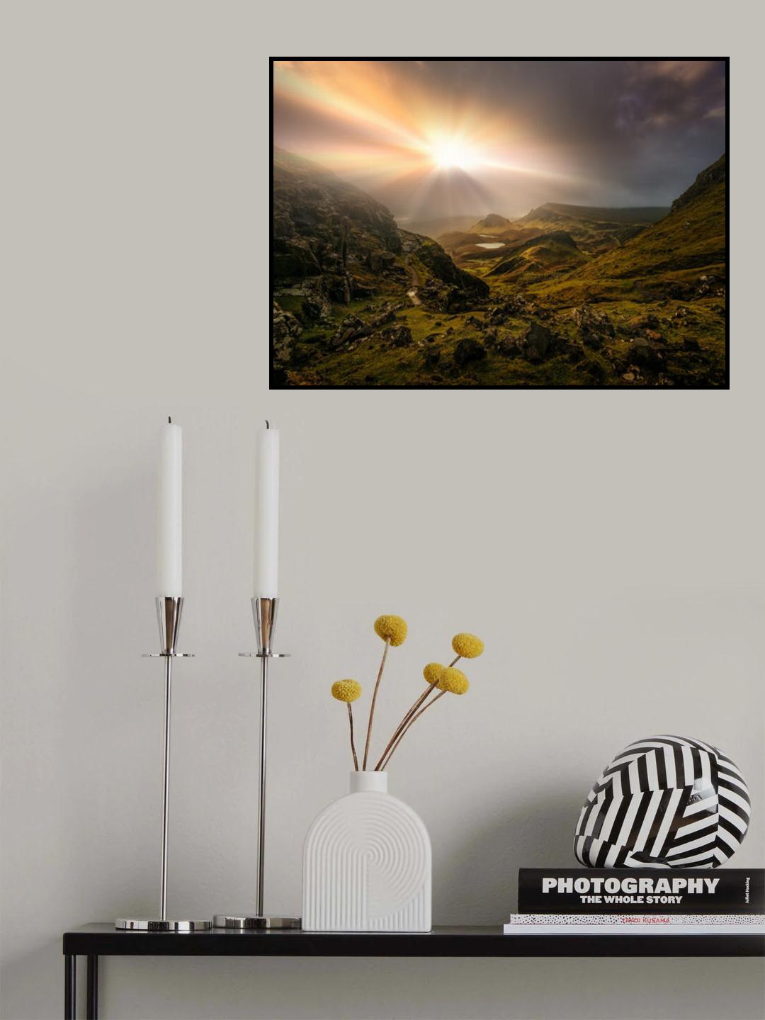 Trotternish Ridge Light #3 Poster och Canvastavla