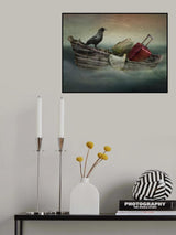 Migration time  of  bird Poster och Canvastavla