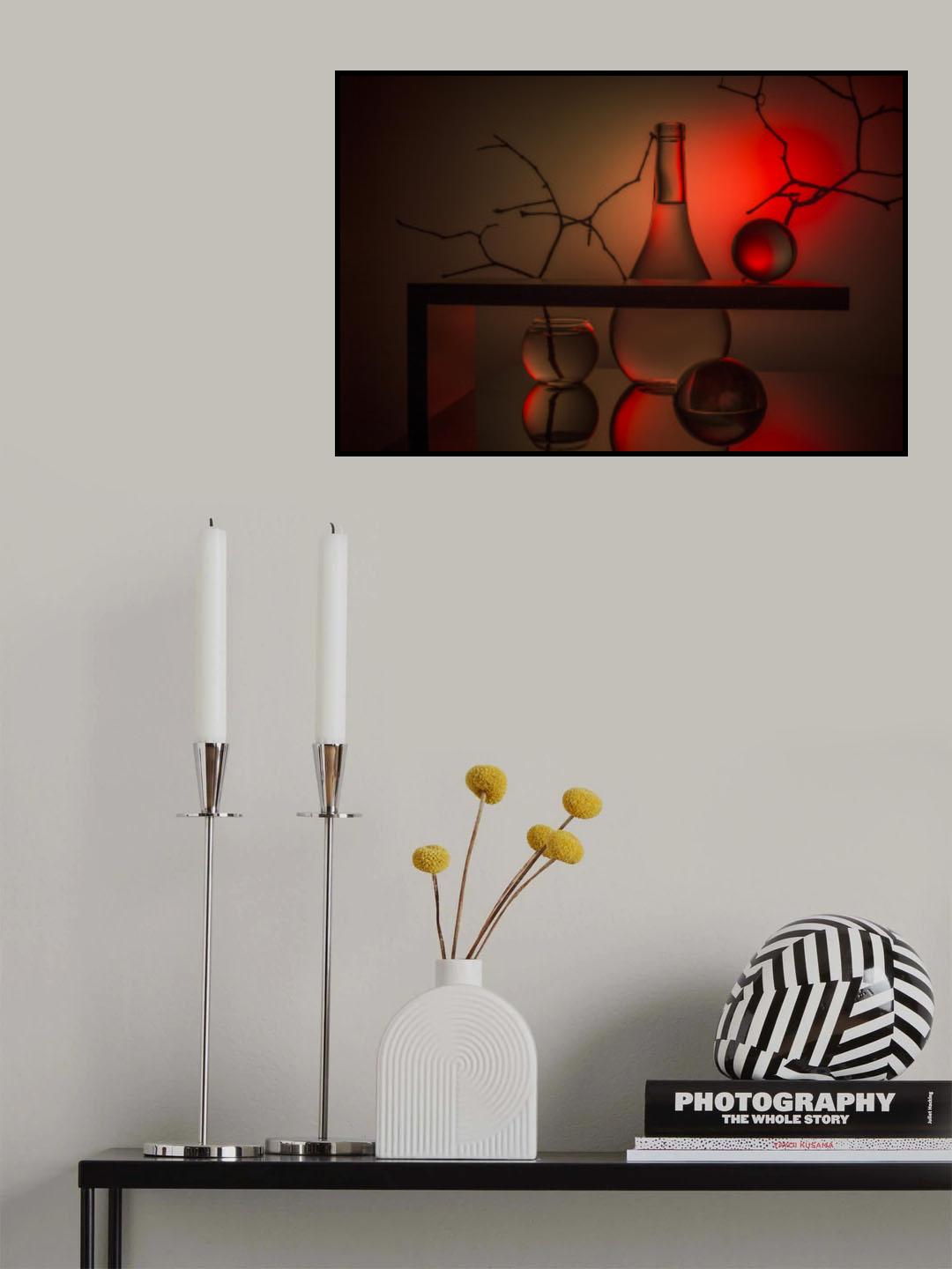 From the series "Experiments with glass" Poster och Canvastavla