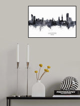 Leicester England Skyline Poster och Canvastavla