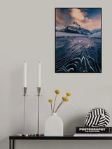 Stunning Ice Line Poster och Canvastavla