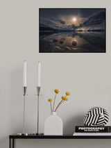 Moody lake Poster och Canvastavla