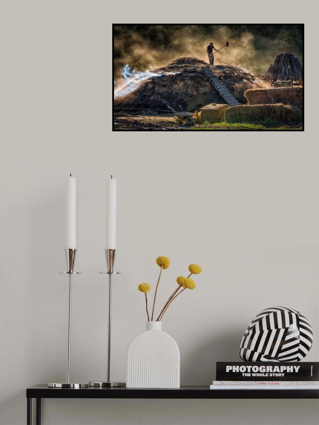 Charcoal factory II Poster och Canvastavla