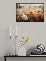 Orange Flowers No 3 Poster och Canvastavla
