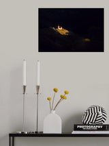 The church in the sunset Poster och Canvastavla