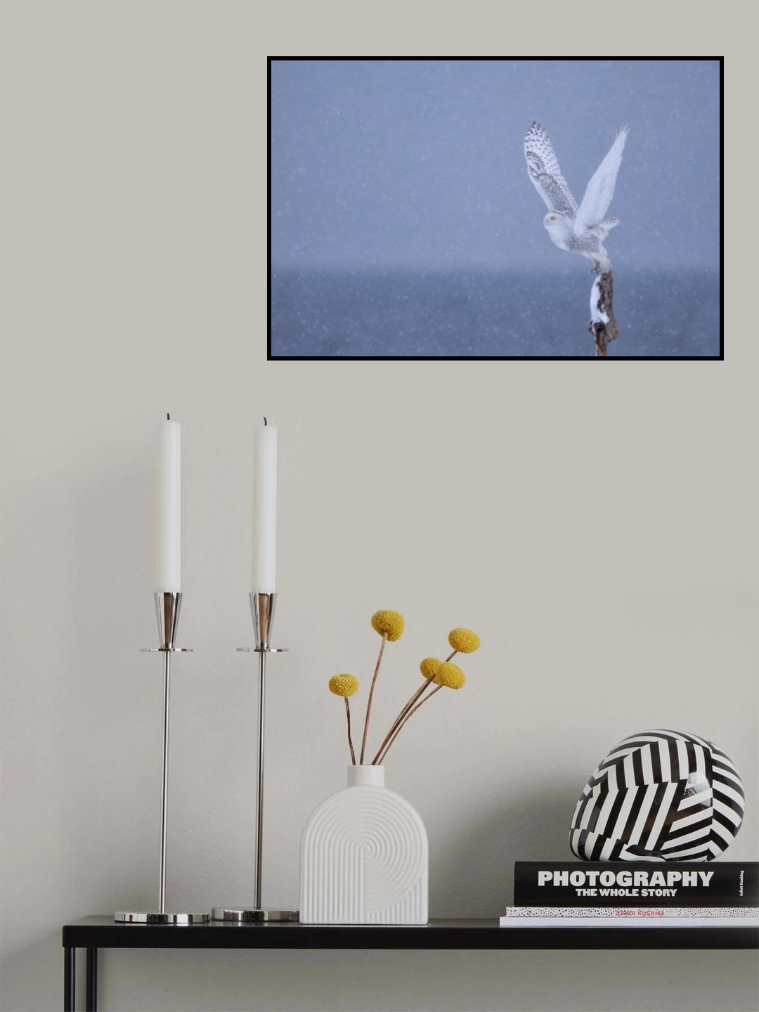 A Snow Day Poster och Canvastavla