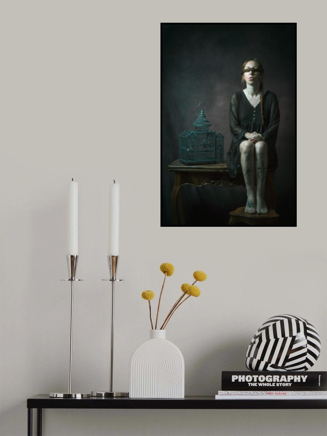 she is stillness in a world of chaos Poster och Canvastavla