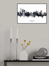 Brighton England Skyline Poster och Canvastavla