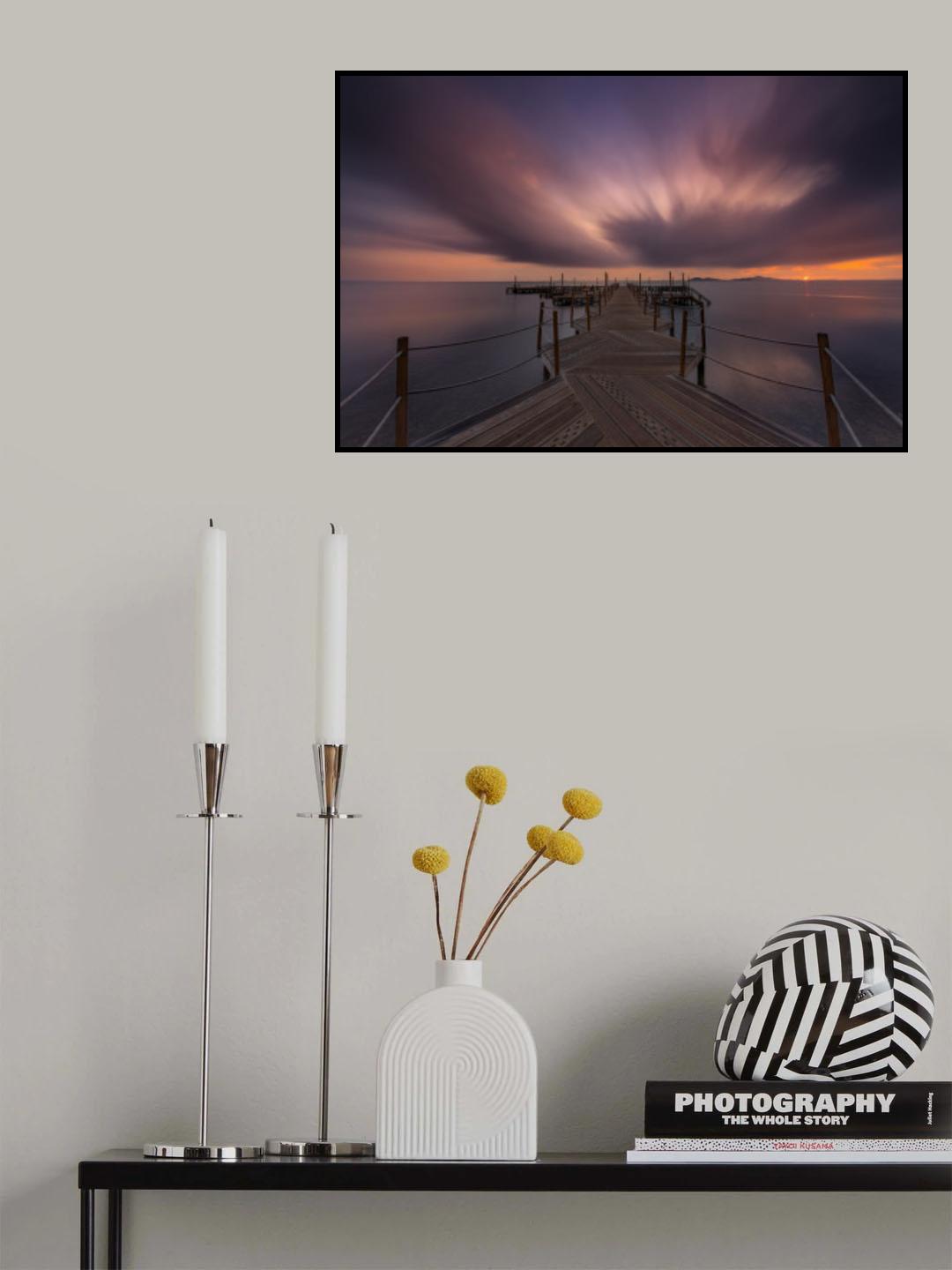 sunrise on the catwalk Poster och Canvastavla