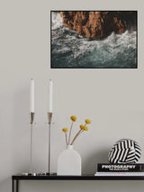 sea waves and rocks Poster och Canvastavla