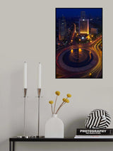 Hotel Indonesia Roundabout Poster och Canvastavla