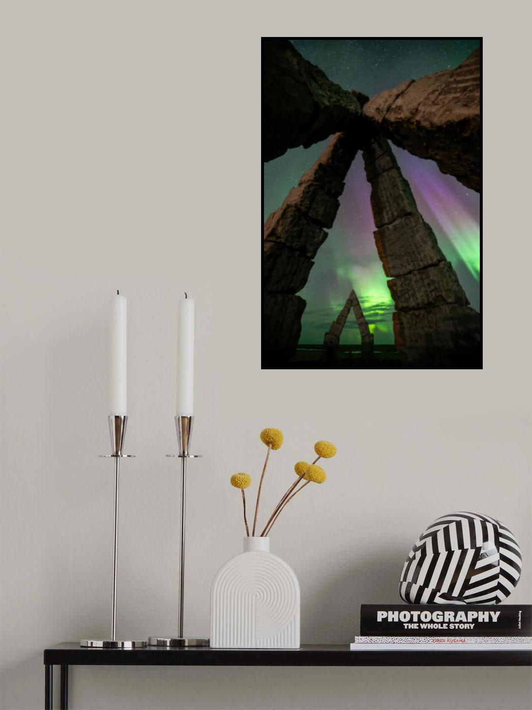 Arctic Sundial Poster och Canvastavla