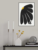 Black Daisy Poster och Canvastavla