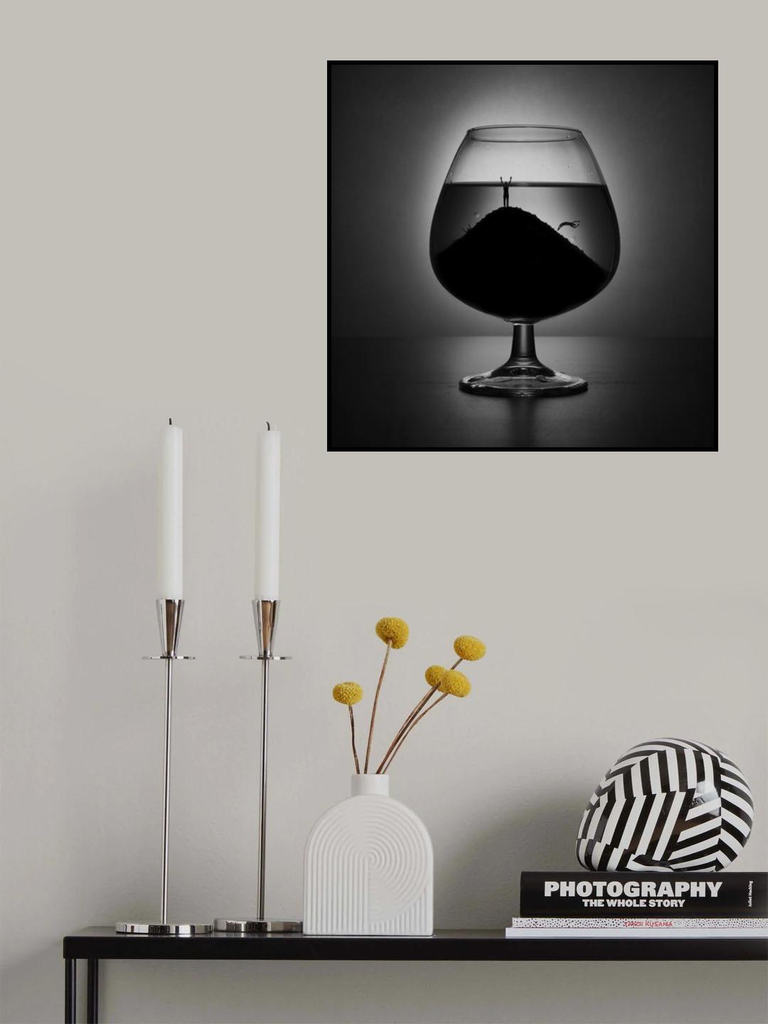 Alcoholism Poster och Canvastavla